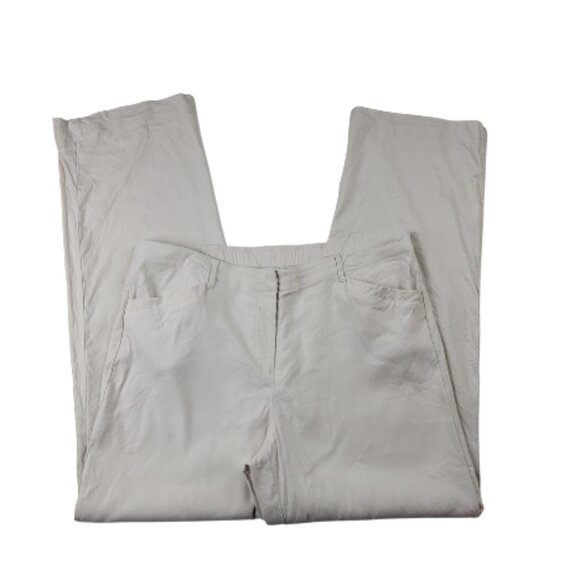 J. Jill Linen Stretch Slim Leg Pants Size 16T - Picture 1 of 11